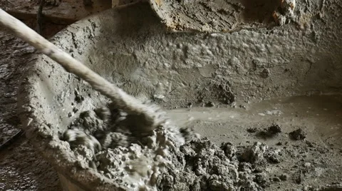 Preparation of construction cement in a bucket with hand mixer 스톡 동영상 55727630