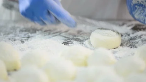 Preparation for cooking cheesecakes Stock Footage 131858456