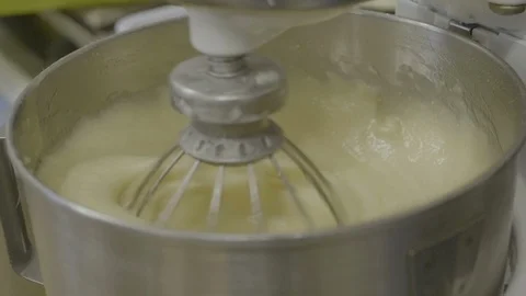 Preparation of cream Stock Footage 85652066