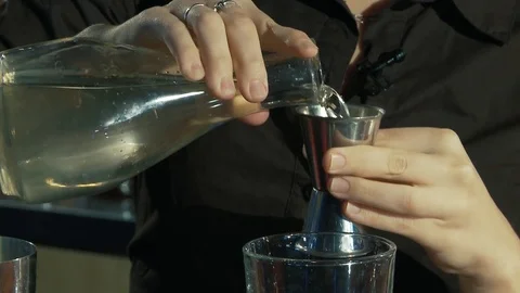 Preparation of daiquiri cocktail. Stock Footage 80309529