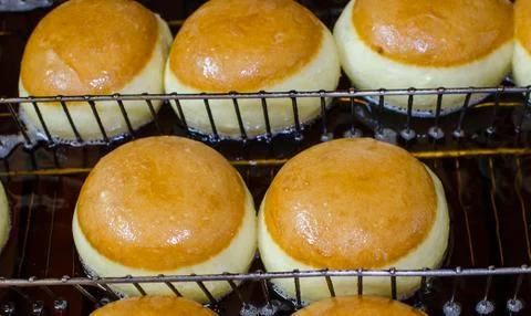 Preparation of donuts Stock Photos