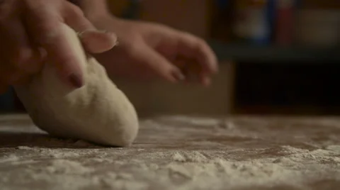 Preparation of the dough Stock Footage 67994532