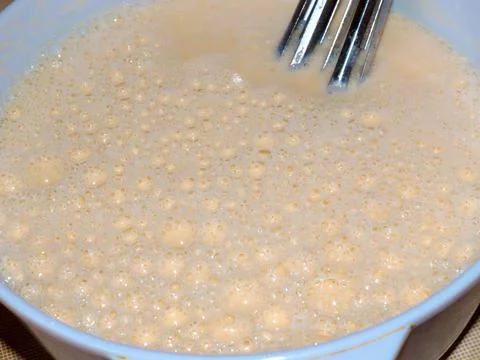 Preparation of dough Stock Photos