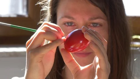 Preparation for Easter Video stock 73455892