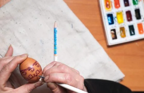 Preparation for Easter Stock Photos