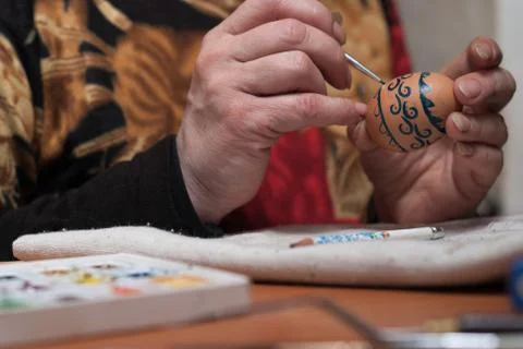 Preparation for Easter Foto stock