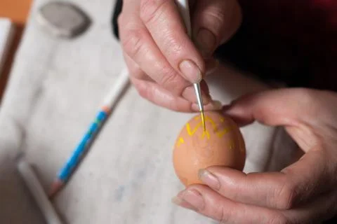 Preparation for Easter Stock Photos