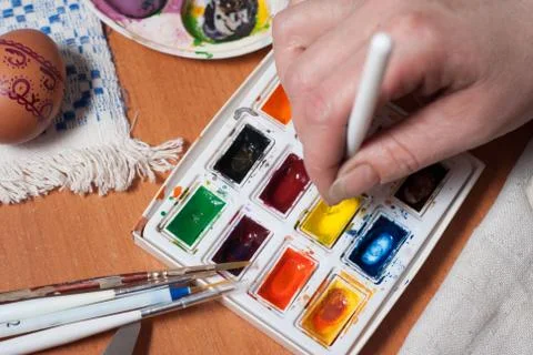 Preparation for Easter Stock Photos