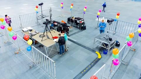 Preparation for the event. 스톡 사진