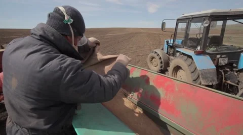 Preparation of fertilizers Stock Footage 7727883