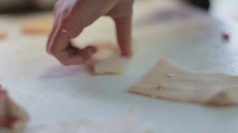 Preparation of fresh beef Stock Footage 45967803