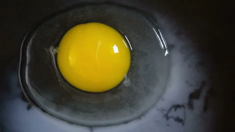 Preparation of Fried Eggs Stock-Footage 91155072