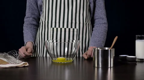 Preparation of fritters Video stock 62312081