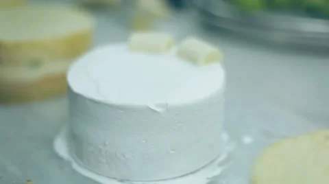 Preparation Of  Fruit Cake Stock Footage 61943668