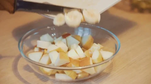 Preparation of fruit salad Stock Footage 81905939