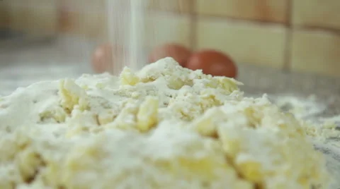 Preparation of gnocchi Stockbeeldmateriaal 47229639