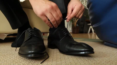 Preparation of the groom Stock Footage 35342249