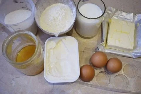 Preparation of ingredients Stock Photos