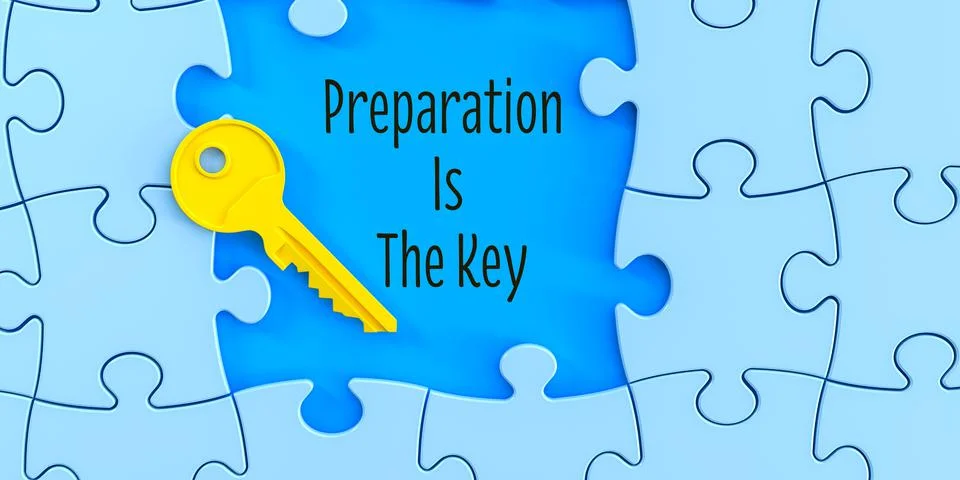 Preparation Is The Key Stock Photos