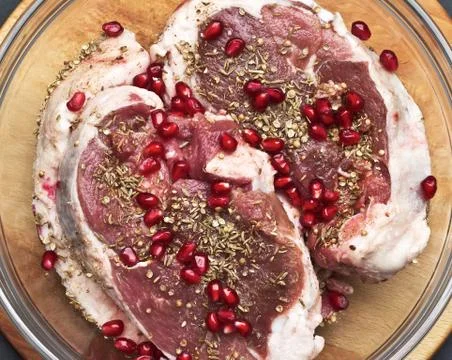 Preparation of lamb Stock Photos