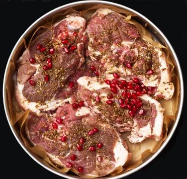 Preparation of lamb Stock Photos