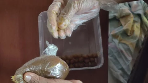 Preparation making nastar Stock Footage 294856412