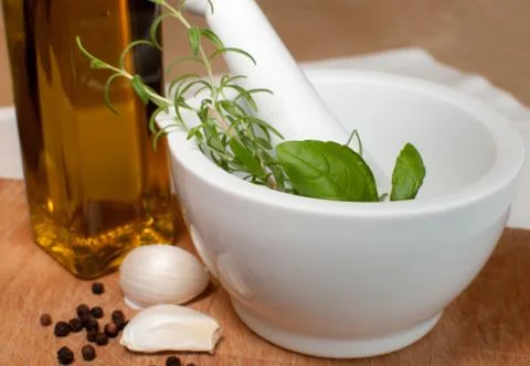 Preparation of marinade Stock Photos