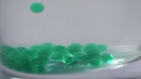 Preparation of mint capsules. Stock Footage 133883077