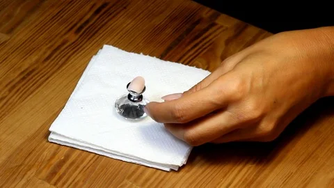 Preparation of nail billet, close-up Stock Footage 89668347