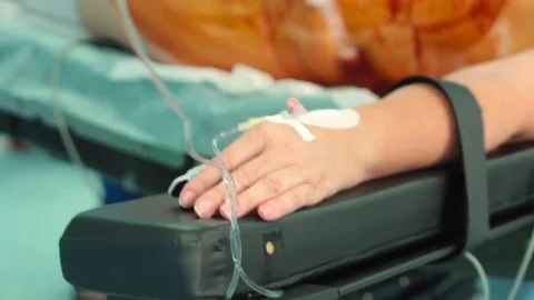 Preparation of the patient for surgery Video stock 70003276