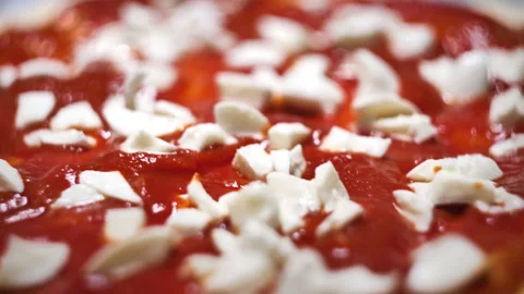 Preparation Of A Pizza Video stock 251043226