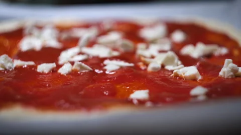 Preparation Of A Pizza Video stock 251371882