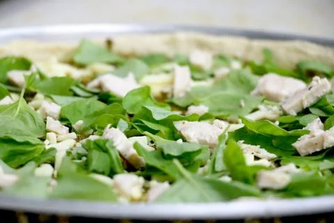 Preparation of pizza Stock Photos