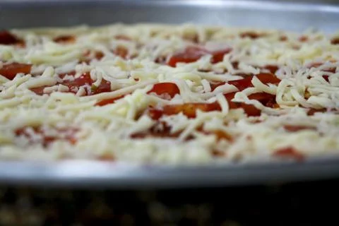 Preparation of pizza Stock Photos