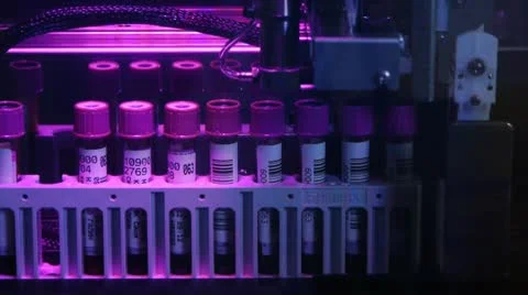 Preparation of reagents for laboratory research Stock Footage 10743585