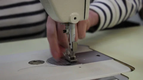 Preparation of a sewing machine 1 스톡 동영상 33456839