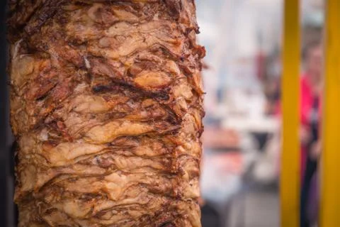 Preparation of shish kebab Stock Photos