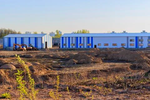 Preparation of the site Stock Photos