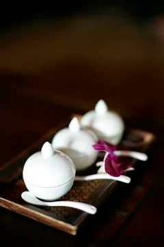 Preparation for spa Stock Photos