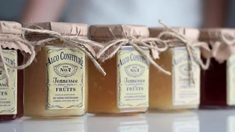 Preparation of strawberry jam Stock Footage 143700980