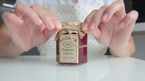 Preparation of strawberry jam Stock Footage 143701352