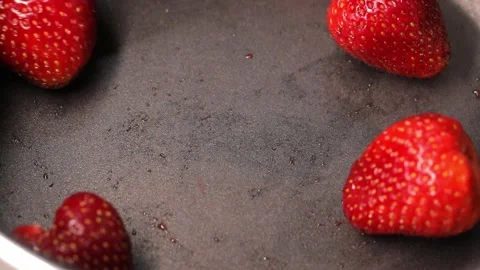 Preparation of strawberry jam Stock Footage 143702791