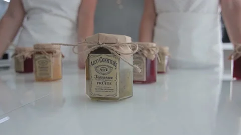 Preparation of strawberry jam Stock Footage 143703246