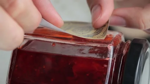 Preparation of strawberry jam Stock Footage 143705895