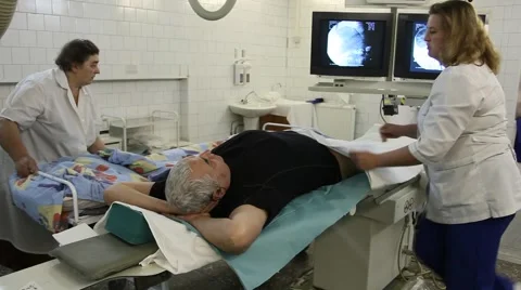 Preparation for surgery Stock Footage 6696566