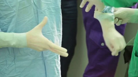 Preparation for surgery Stock Footage 55672068