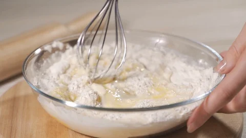 Preparation of the test with a mixer, slow-motion shooting. Stock Footage 120632341