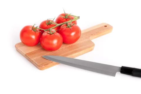 Preparation tomatoes Stock Photos