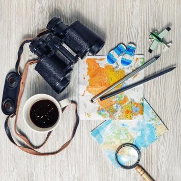 Preparation for travel Stock Photos