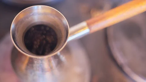 Preparation of Turkish coffee 2 Stock Footage 119554040